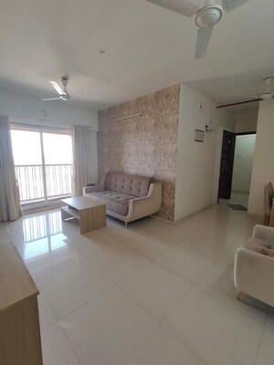 Living Room in 3 BHK Apartment at Haware Estate, Kasarvadavali – for Rent