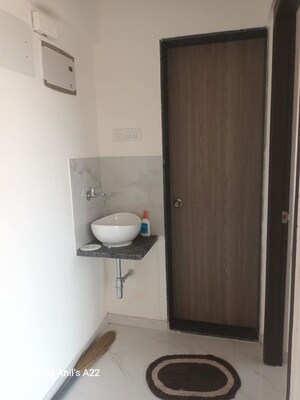 Bathroom in 1 BHK Apartment at Metropolis Bayside, Kasarvadavali – for Rent