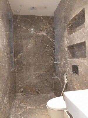 Bathroom in 3 BHK Apartment at Indiabulls Sky Forest, Lower Parel – for Rent