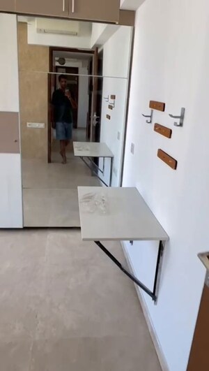 Staircase in 2 BHK Apartment at One Hiranandani Park, Ghodbunder Road – for Rent