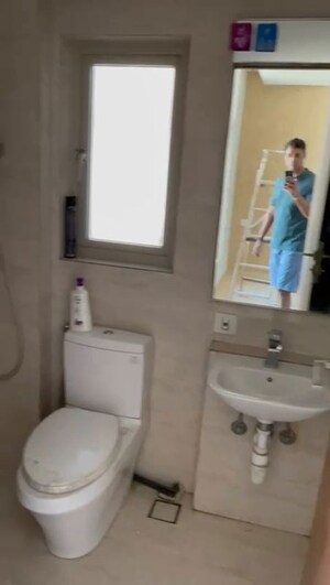 Bathroom in 2 BHK Apartment at One Hiranandani Park, Ghodbunder Road – for Rent