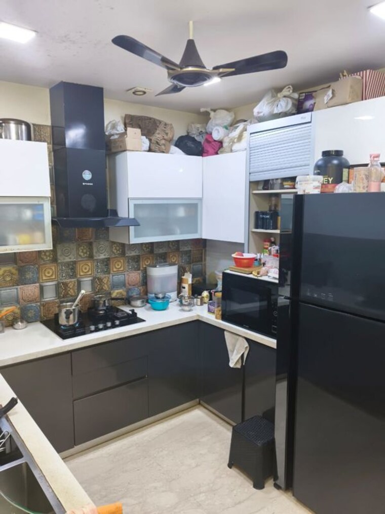 Kitchen, lajpat nagar 4 3 Bedroom 1300 Sq.Ft. Builder Floor In Lajpat Nagar 4 Delhi 10217994