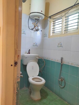 Bathroom in 1 BHK Builder Floor at Gm Palya – for Rent