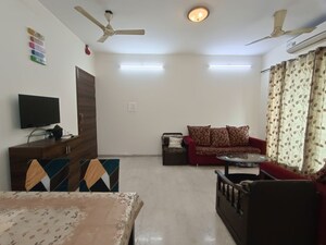 Living Room in 2 BHK Apartment at Metro The Palms, Nerul – for Rent