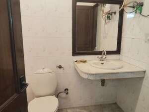 Bathroom in 3 BHK Builder Floor at Hauz Khas – for Rent
