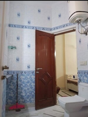 Bathroom in 2 BHK Builder Floor at East Of Kailash – for Rent