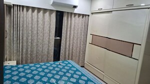 Bedroom in 3 BHK Apartment at Je And Vee Om Trimurti, Malad East – for Sale