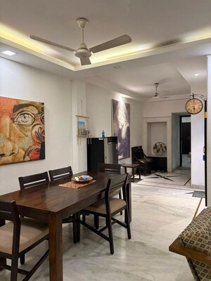 Living Room in 3 BHK Builder Floor at East Of Kailash – for Rent