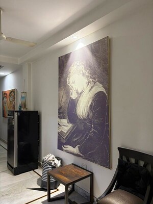 Living Room in 3 BHK Builder Floor at East Of Kailash – for Rent