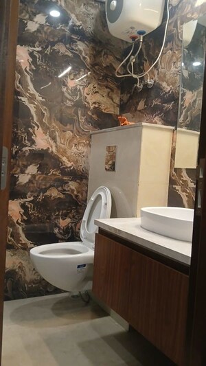 Bathroom in 3 BHK Builder Floor at Saket – for Rent