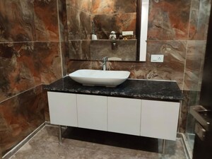 Bathroom in 4 BHK Builder Floor at Kailash Hills – for Rent