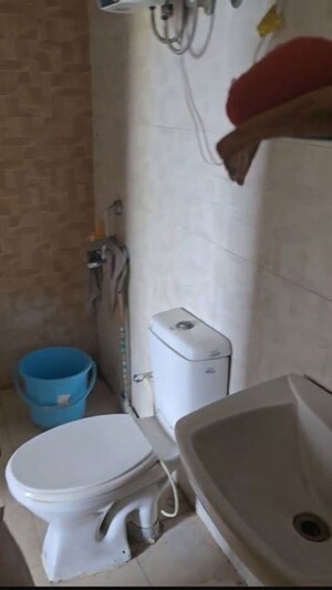Bathroom in 1 BHK Apartment at SCC Heights, Raj Nagar Extension – for Rent