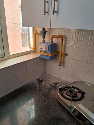 Kitchen in 3 BHK Apartment at Landcraft Golflinks Plaza, Pandav Nagar – for Rent