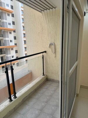 Balcony in 3 BHK Apartment at Mahaveer Celesse, Hunasamaranahalli – for Rent
