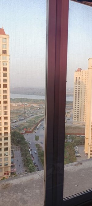 Balcony in 2.5 BHK Apartment at Hiranandani Cardinal, Ghodbunder Road – for Rent