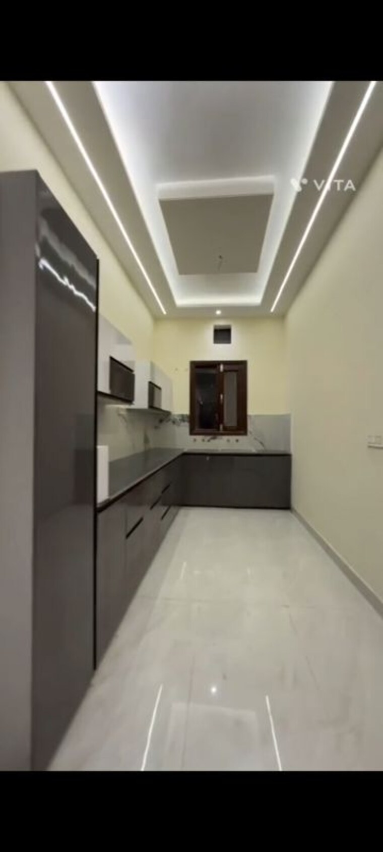 Kitchen, home-town 3 Bedroom 1604 Sq.Ft. Apartment In Patiala Road Zirakpur 10218383