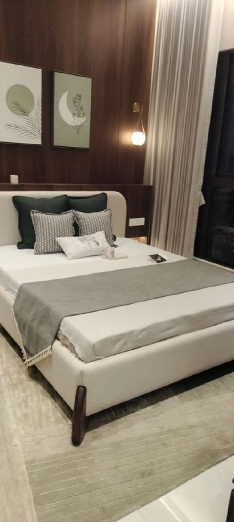 Bedroom, purva-estrella 3 Bedroom 1350 Sq.Ft. Apartment In Lokhandwala Mumbai 10218472
