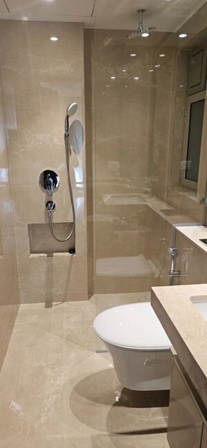 Bathroom in 3 BHK Apartment at Hiranandani Highland, Powai – for Rent