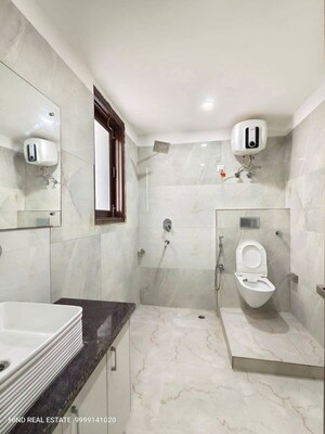 Bathroom in 3 BHK Apartment at Saket – for Rent