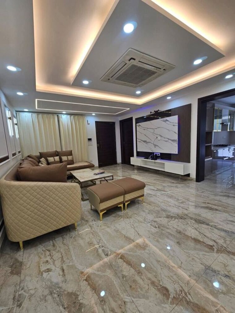 Living Room, saket 3 Bedroom 1700 Sq.Ft. Apartment In Saket Delhi 10218672