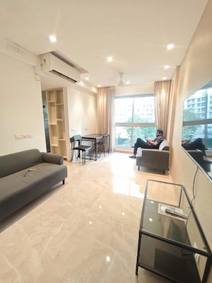 Living Room in 1 BHK Apartment at Durgashram CHS, Andheri East – for Rent