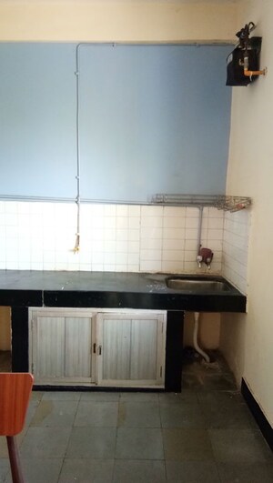 Kitchen in 1 RK Apartment at Samarth Nagar Building, Sion – for Rent