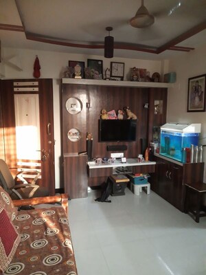 Living Room in 1 BHK Apartment at Shree Sai Usha Complex, Bhandup West – for Sale