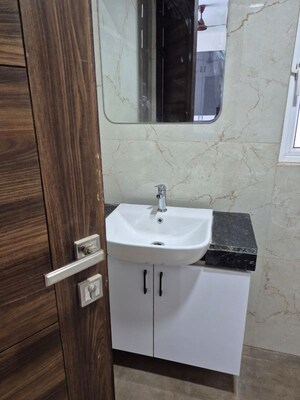 Bathroom in 2.5 BHK Builder Floor at Smart World Gems, Sector 89 – for Rent