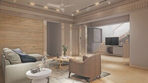 Living Room in 4 BHK Villa at Panchsheel Colony – for Sale