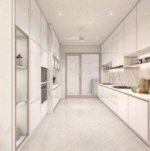 Kitchen in 4 BHK Villa at Panchsheel Colony – for Sale