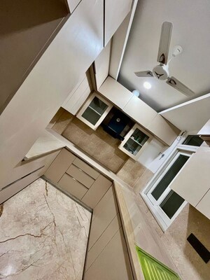 Kitchen in 3 BHK Builder Floor at Sushant Lok I – for Rent