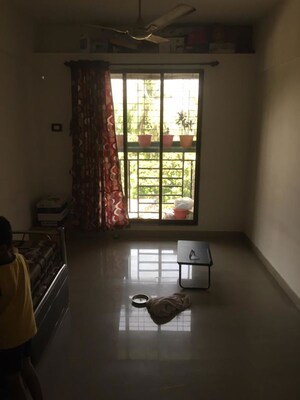 Living Room in 1 BHK Apartment at Beauty Heights, Bhandup West – for Sale