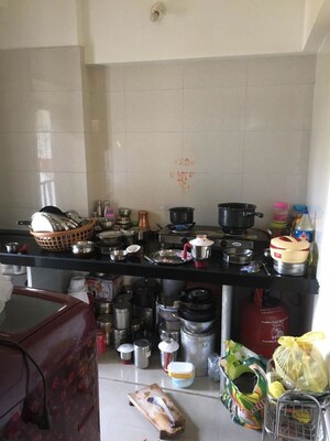 Kitchen in 1 BHK Apartment at Beauty Heights, Bhandup West – for Sale