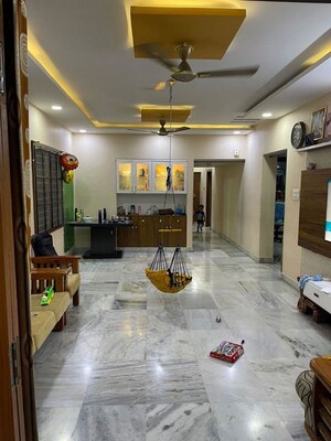 Living Room in 3 BHK Apartment at Aparna Cyber Commune, Nallagandla – for Rent