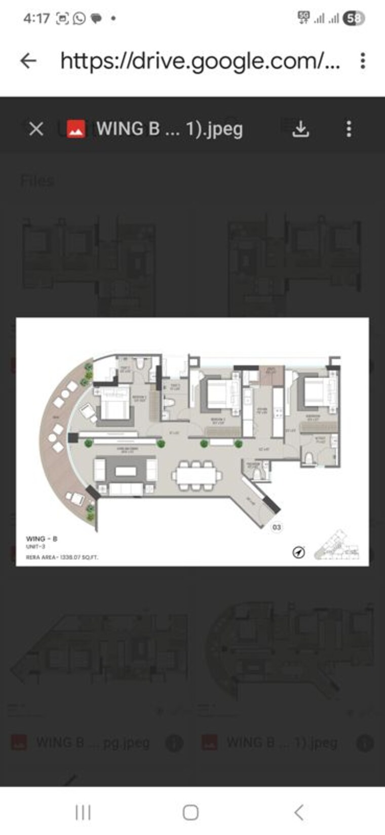 Floor Plan, shapoorji-pallonji-nine-arcs 2 Bedroom 820 Sq.Ft. Apartment In Santacruz East Mumbai 10219138