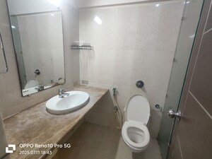 Bathroom in 3 BHK Apartment at K Raheja Vistas, Powai – for Rent
