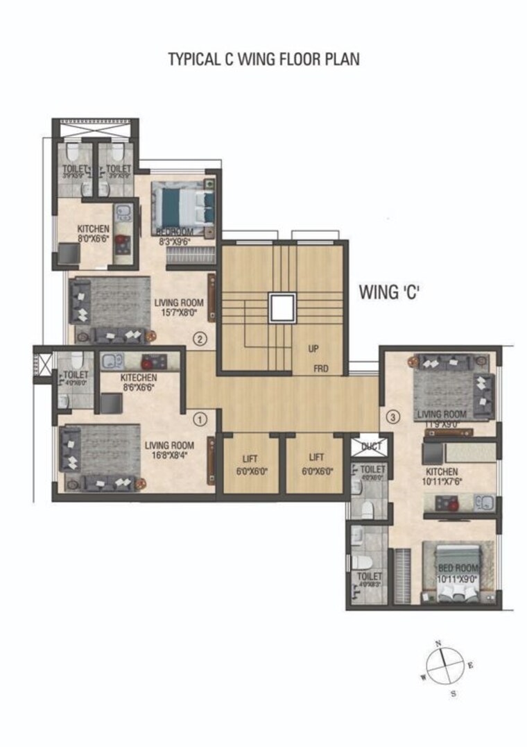 Floor Plan, sudhanshu-imperia 1 Bedroom 355 Sq.Ft. Apartment In Bhandup West Mumbai 10219224