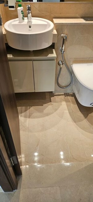 Bathroom in 3 BHK Apartment at Hiranandani Highland, Powai – for Rent