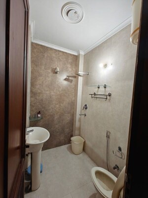 Bathroom in 3 BHK Builder Floor at Rajouri Garden – for Rent
