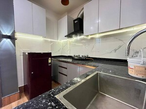 Kitchen in 2 BHK Builder Floor at Saket – for Rent