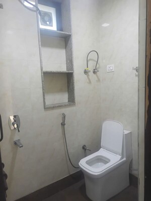 Bathroom in 3 BHK Apartment at Dwarka – for Rent