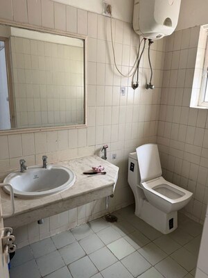 Bathroom in 2 BHK Apartment at Unitech Rakshak, Sector 41 – for Rent