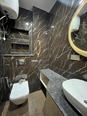 Bathroom in 2 BHK Builder Floor at Saket – for Rent