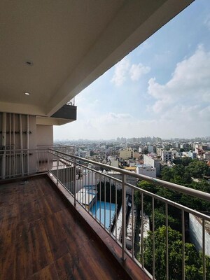 Balcony in 4 BHK Builder Floor at Ansal Api Versalia 2, Sector 67a – for Rent