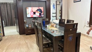 Dining area in 3 BHK Builder Floor at Sushant Lok I – for Rent