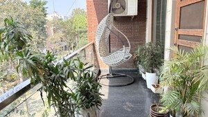 Balcony in 3 BHK Builder Floor at Sushant Lok I – for Rent