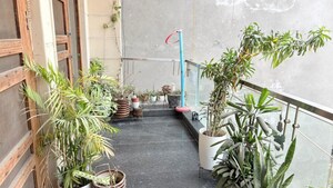 Balcony in 3 BHK Builder Floor at Sushant Lok I – for Rent