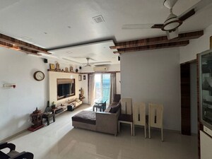 Living Room in 3 BHK Apartment at Shree Ambika Heritage, Kharghar – for Rent