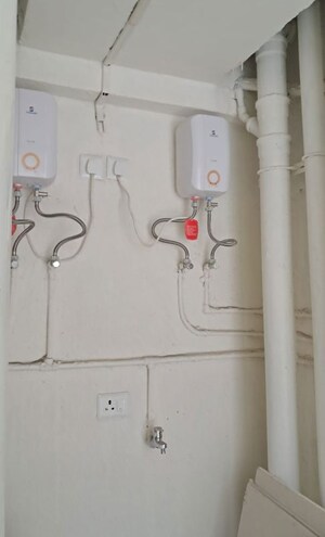 Bathroom in 2 BHK Apartment at Aurum Q Islands, Ghansoli – for Rent