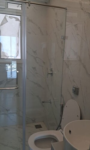 Bathroom in 2 BHK Apartment at Aurum Q Islands, Ghansoli – for Rent